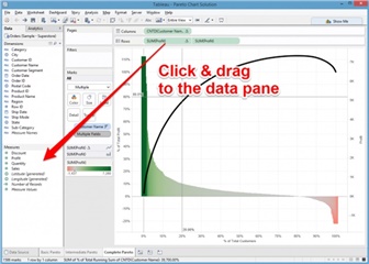 Cách sử dụng Data Fields trong Data Pane Tableau Desktop