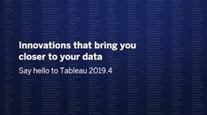 Tổng quan tính năng mới được thêm vào Tableau 2019.4