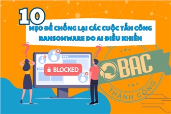 10 mẹo để chống lại các cuộc tấn công ransomware do AI điều khiển