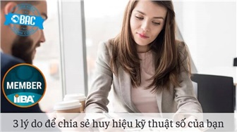 3 lý do để chia sẻ huy hiệu kỹ thuật số của bạn (IIBA Digital Badges)