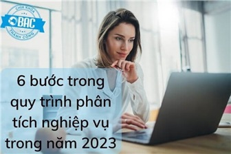 6 bước trong quy trình phân tích nghiệp vụ trong năm 2023