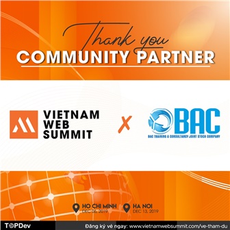 BAC đồng hành cùng VIETNAM WEB SUMMIT 2019
