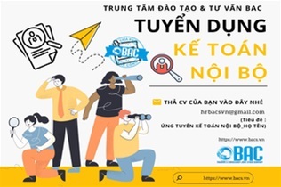 [BAC] - Tuyển dụng kế toán nội bộ