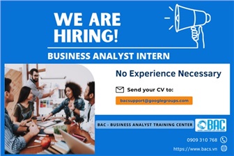 [BAC] - Tuyển dụng Thực tập Business Analyst