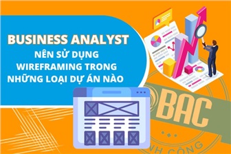 Business Analyst nên sử dụng Wireframing trong những loại dự án nào ?