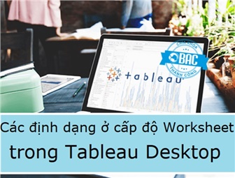 Các định dạng ở cấp độ Worksheet trong Tableau Desktop