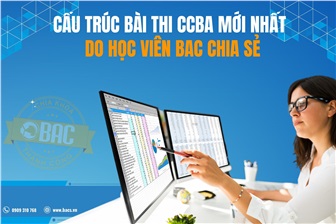 Cấu trúc bài thi CCBA mới nhất do học viên Đặng Minh Trang chia sẻ