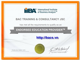 Chứng chỉ BA Quốc tế CCBA và CBAP của IIBA