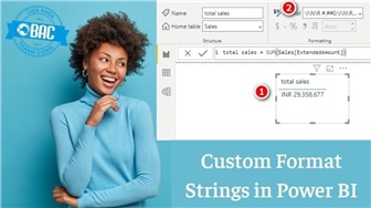 Chuỗi định dạng tùy chỉnh trong Power BI