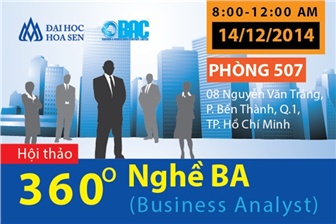 [Hội Thảo]360° Nghề BA