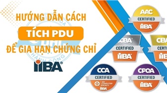 Hướng dẫn cách tích PDU để gia hạn chứng chỉ IIBA