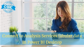 Kết nối với dữ liệu bảng Analysis Services trong Power BI Desktop