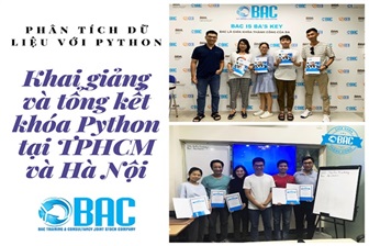 Khai giảng và tổng kết khóa Python tại TPHCM và Hà Nội