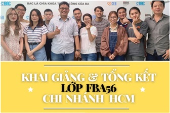 Khai giảng và tổng kết lớp FBA56 tại chi nhánh TP.HCM