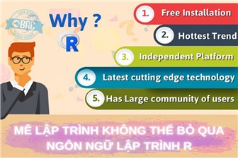 Mê lập trình không thể bỏ qua ngôn ngữ lập trình R