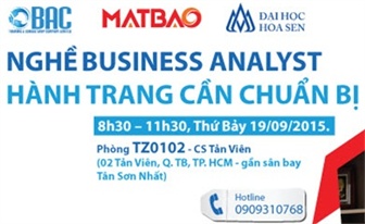 [OFFLINE]- Nghề Business Analyst – Hành trang cần chuẩn bị