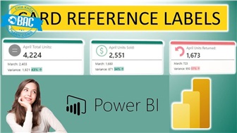 Power BI cập nhật tính năng mới cho gán nhãn tham chiếu của thẻ mới