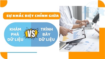 Sự khác biệt chính giữa khám phá dữ liệu và trình bày dữ liệu