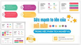 Sức mạnh to lớn của mã màu trong việc phân tích nghiệp vụ