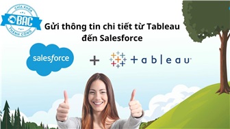 Tableau cập nhật tính năng mới: Gửi thông tin chi tiết từ Tableau đến Salesforce