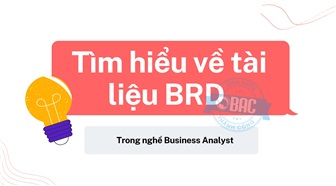 Tìm hiểu về tài liệu BRD (Business Requirements Document) trong nghề Business Analyst