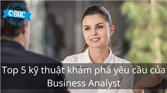 Top 5 kỹ thuật khám phá yêu cầu của Business Analyst